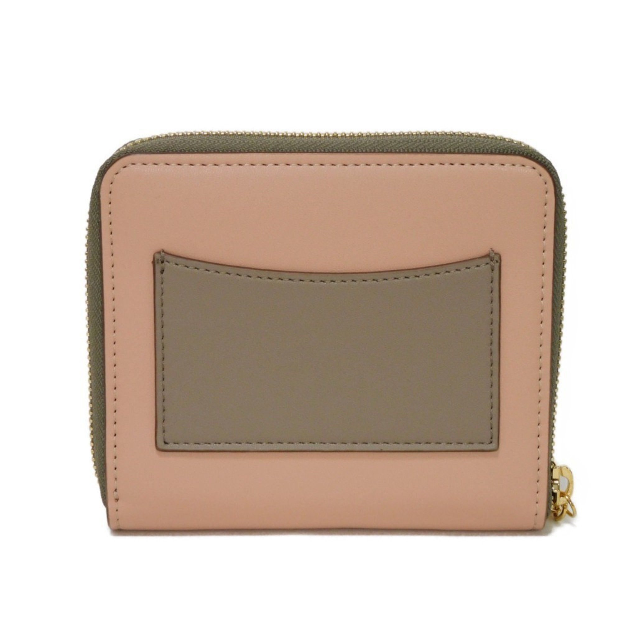 Stella McCartney Stella McCartney Bi-fold Wallet Perforated Zip Circle Punching 7P0009 W8856 6802 Women's Billfold Size ONE SIZE - 3 Thumbnail