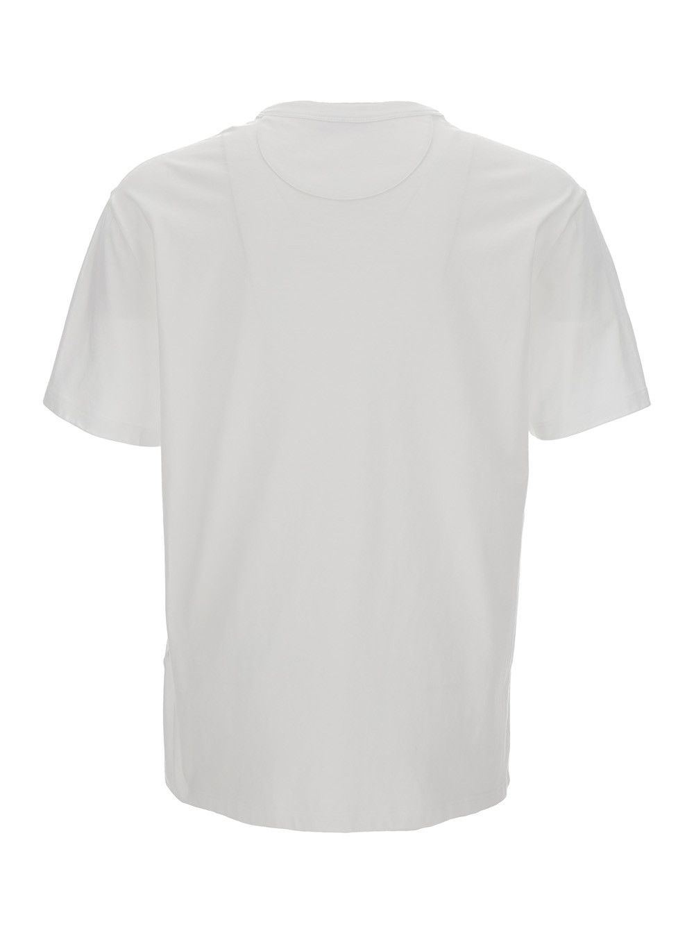 Valentino White Flower Detail Crew Neck T-Shirt in Cotton Man Size US XXL / EU 58 / 5 - 2 Thumbnail