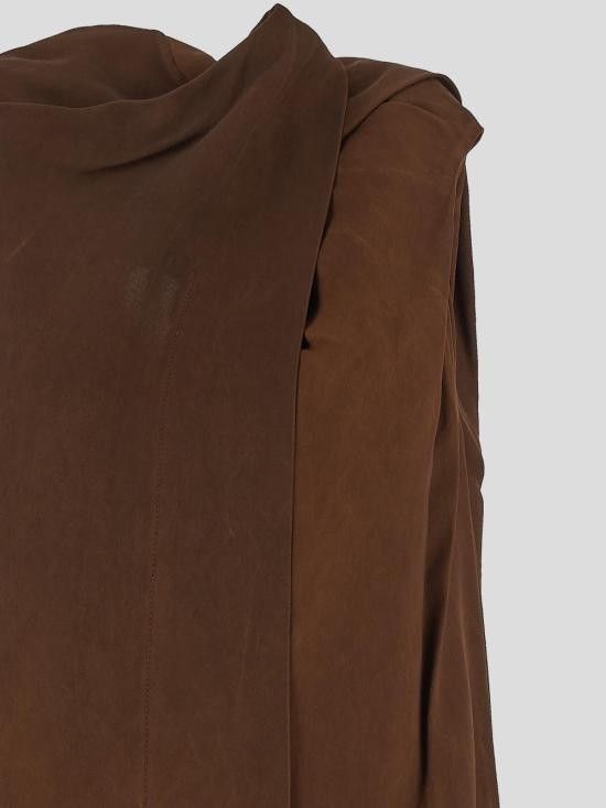 Uma Wang UMA WANG Women Mid Skirts UW5073 UW600 Brown Size M / US 6-8 / IT 42-44 - 3 Thumbnail