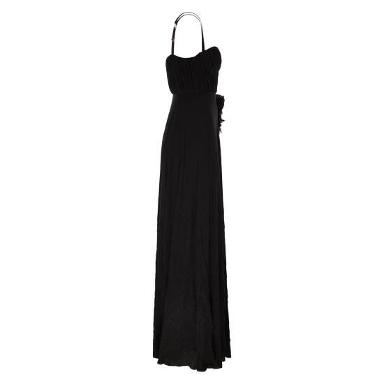 Elisabetta Franchi ELISABETTA FRANCHI Women Mid Skirts ABR2252E2 BLACK Size S / US 4 / IT 40 - 3 Thumbnail