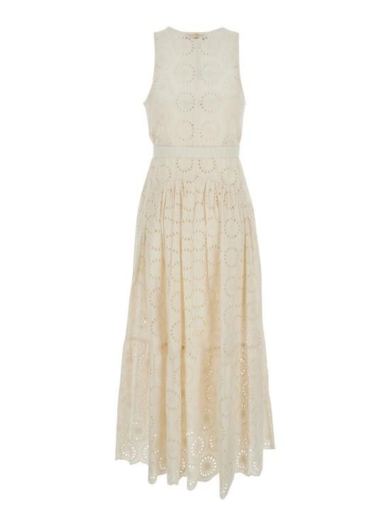 TWINSET TWINSET Women Long Skirts 251TT236000282 White Size M / US 6-8 / IT 42-44 - 2 Thumbnail