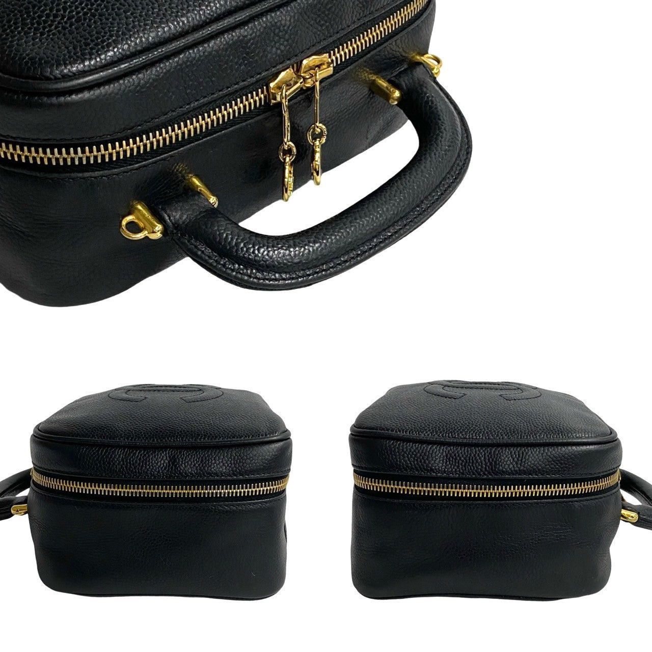 Chanel Chanel Black Leather Size ONE SIZE - 5 Thumbnail