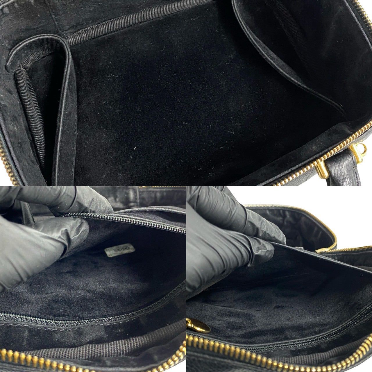 Chanel Chanel Black Leather Size ONE SIZE - 9 Thumbnail