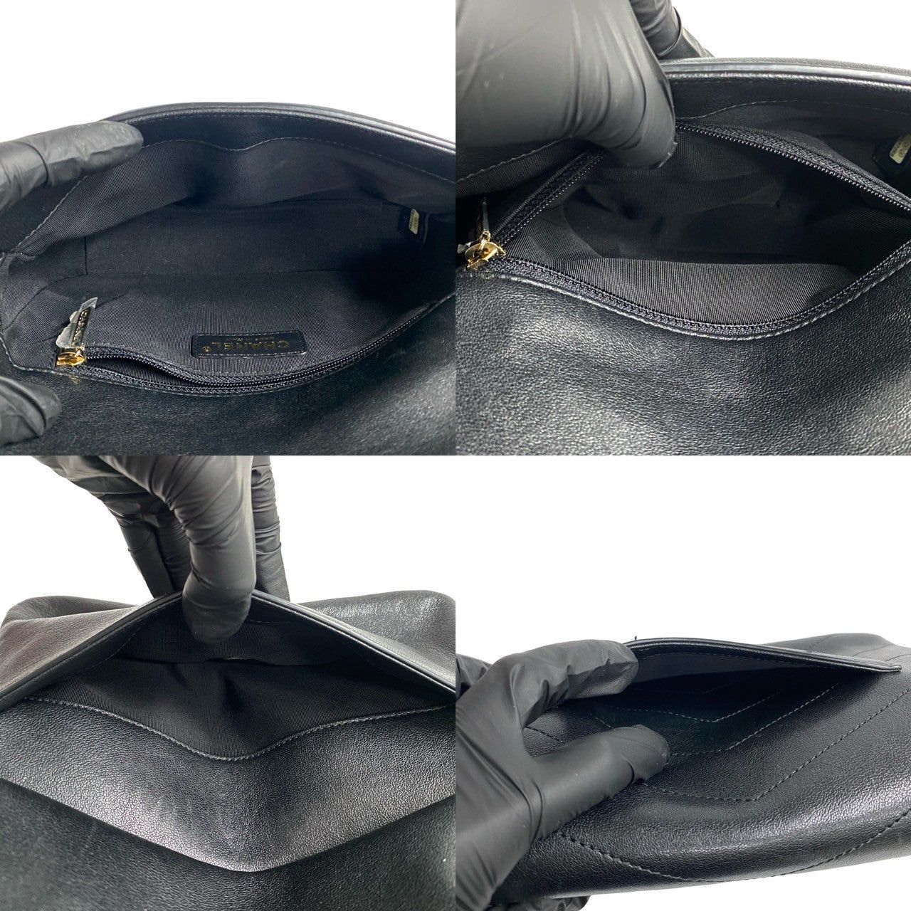 Chanel Chanel Shoulder Bag Black Leather Size ONE SIZE - 9 Thumbnail