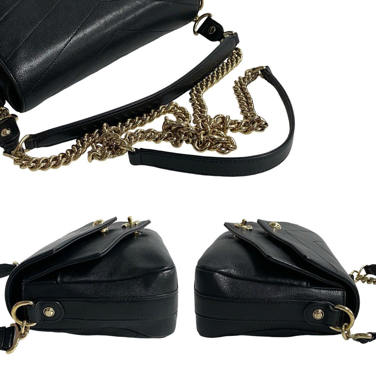 Chanel Chanel Shoulder Bag Black Leather Size ONE SIZE - 5 Thumbnail