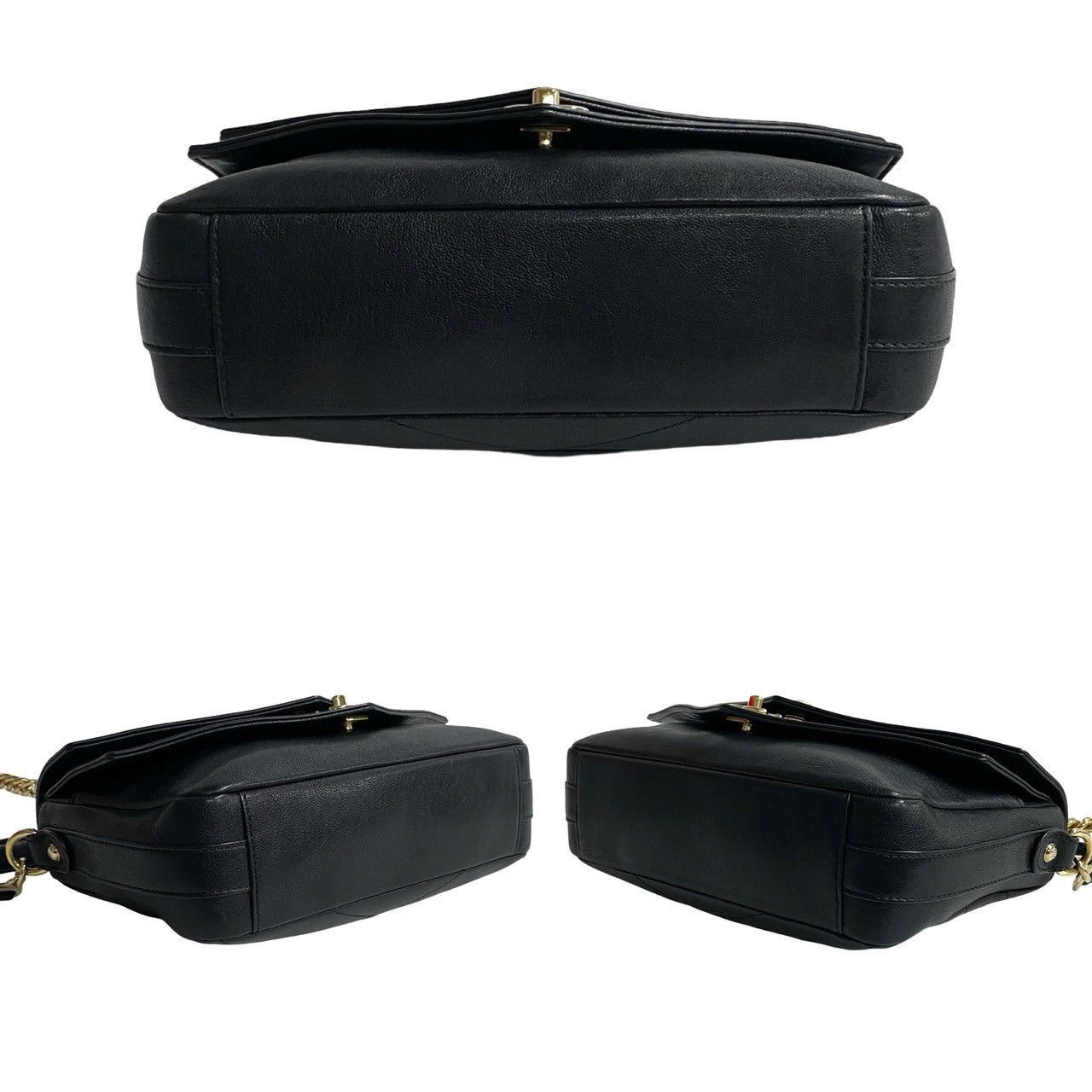 Chanel Chanel Shoulder Bag Black Leather Size ONE SIZE - 6 Thumbnail