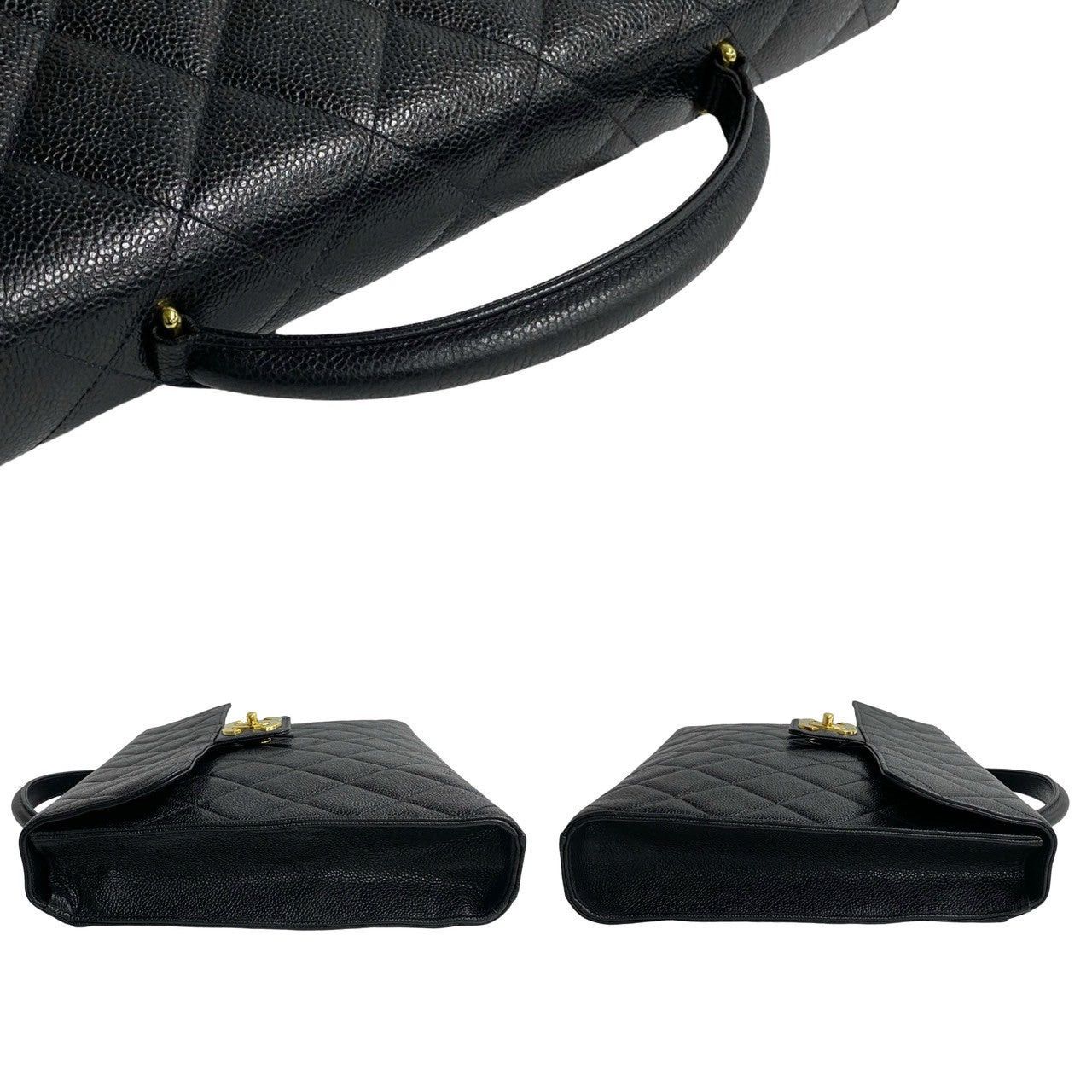 Chanel Chanel Handbag Black Leather Size ONE SIZE - 5 Thumbnail