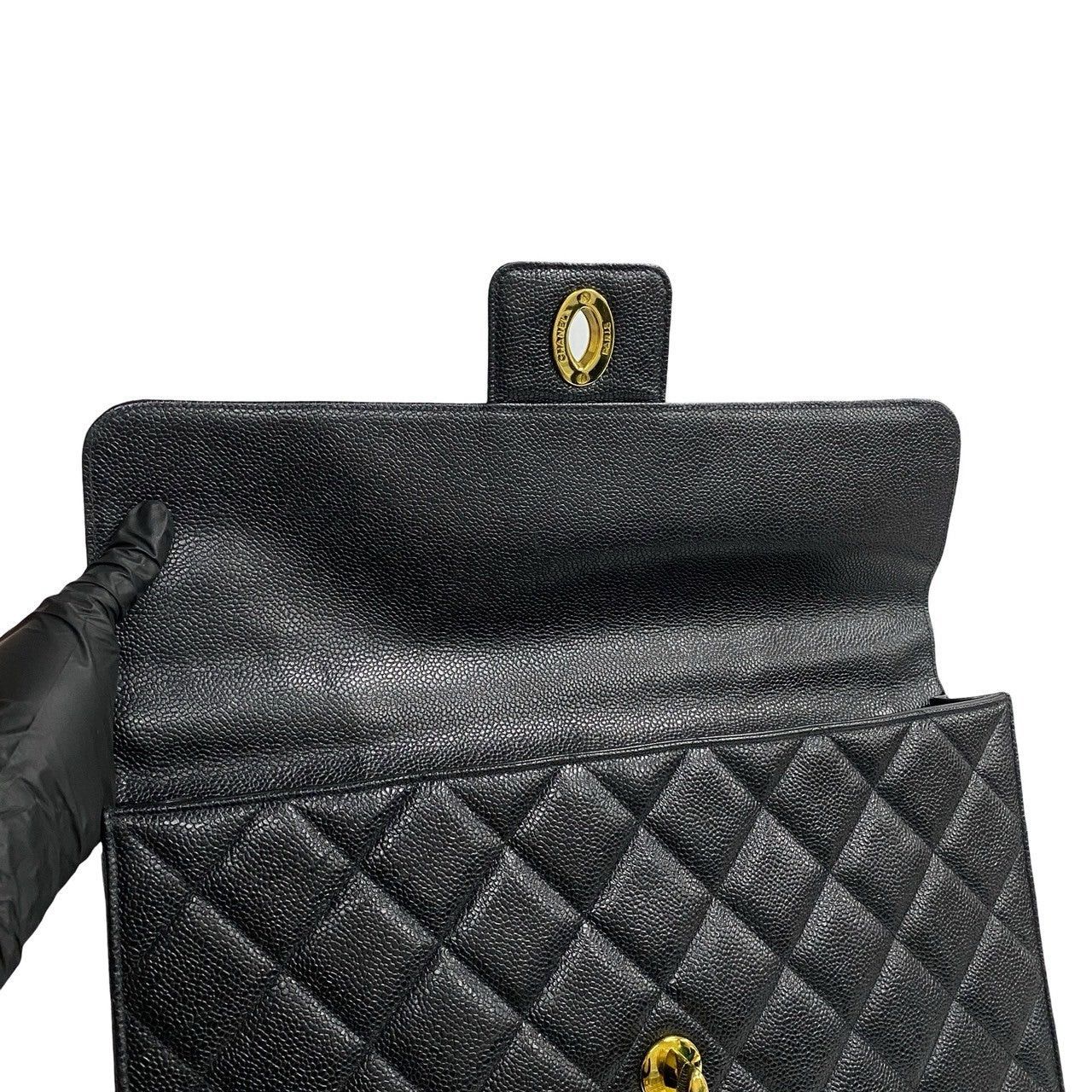 Chanel Chanel Handbag Black Leather Size ONE SIZE - 8 Thumbnail