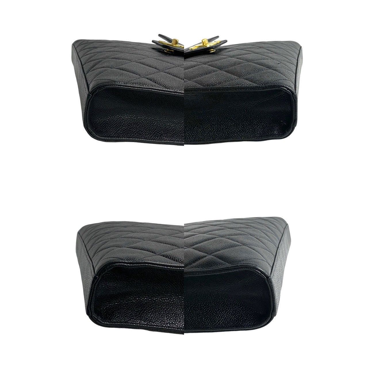 Chanel Chanel Handbag Black Leather Size ONE SIZE - 7 Thumbnail