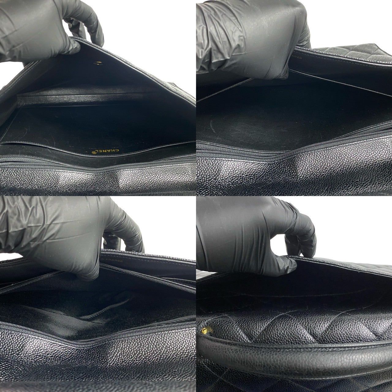 Chanel Chanel Handbag Black Leather Size ONE SIZE - 9 Thumbnail