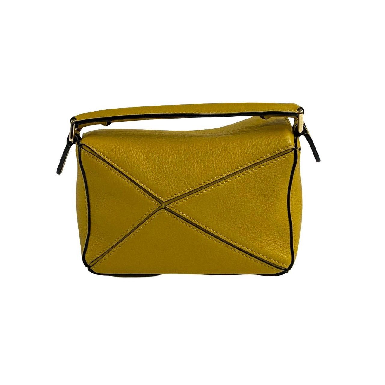 Loewe Loewe Shoulder Bag Yellow Leather Size ONE SIZE - 4 Thumbnail