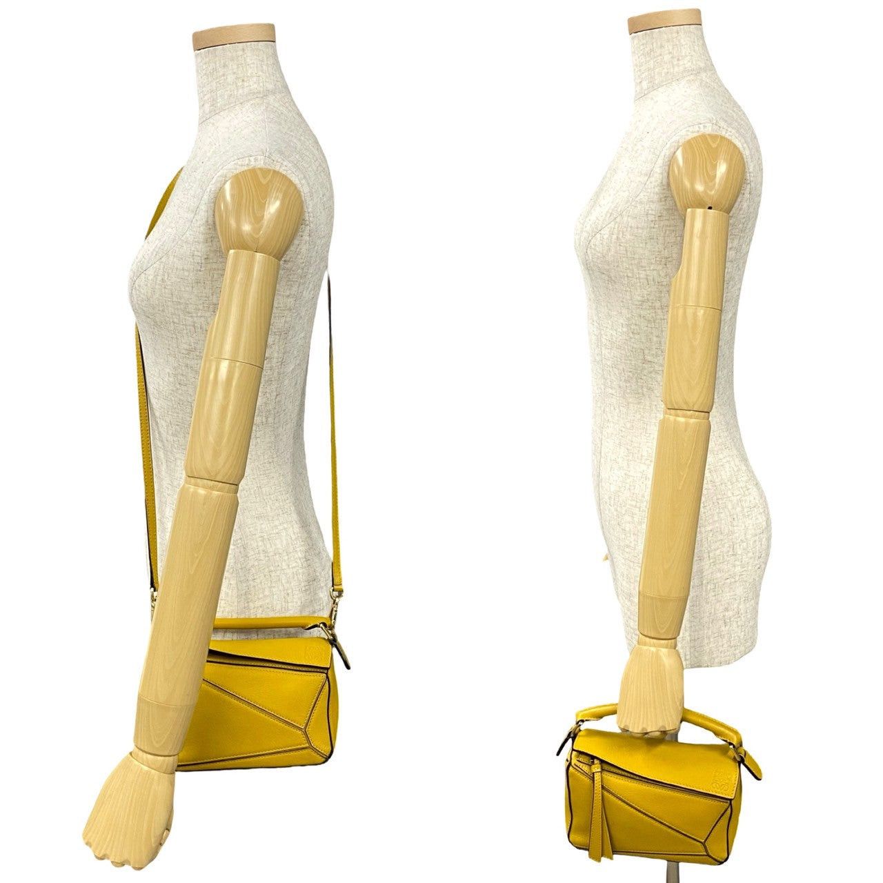 Loewe Loewe Shoulder Bag Yellow Leather Size ONE SIZE - 2 Thumbnail