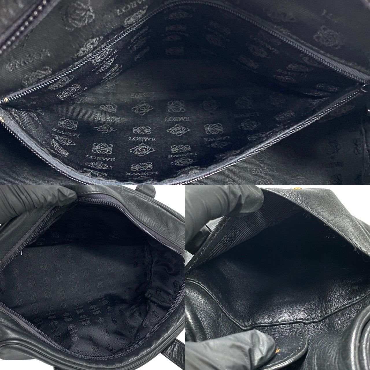 Loewe Loewe Handbag Black Leather Size ONE SIZE - 8 Thumbnail