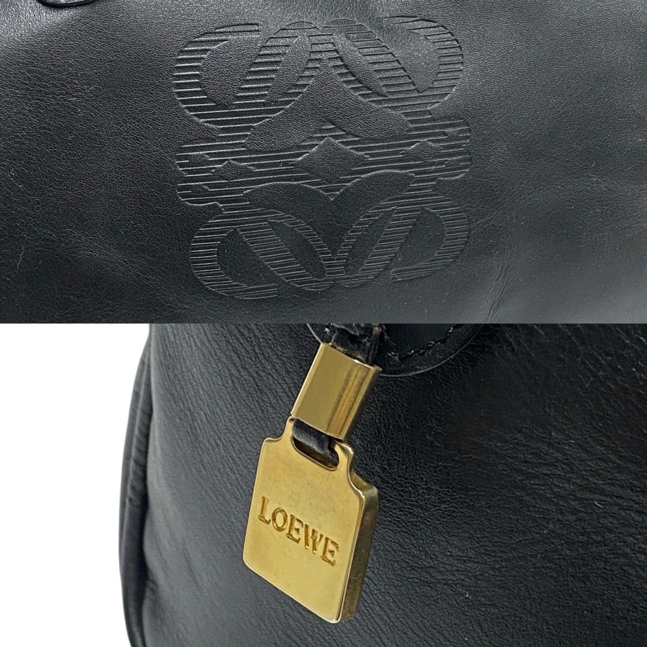 Loewe Loewe Handbag Black Leather Size ONE SIZE - 3 Thumbnail