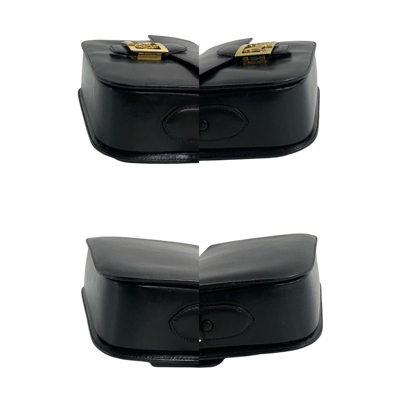 Celine Celine Shoulder Bag Black Leather Size ONE SIZE - 7 Thumbnail