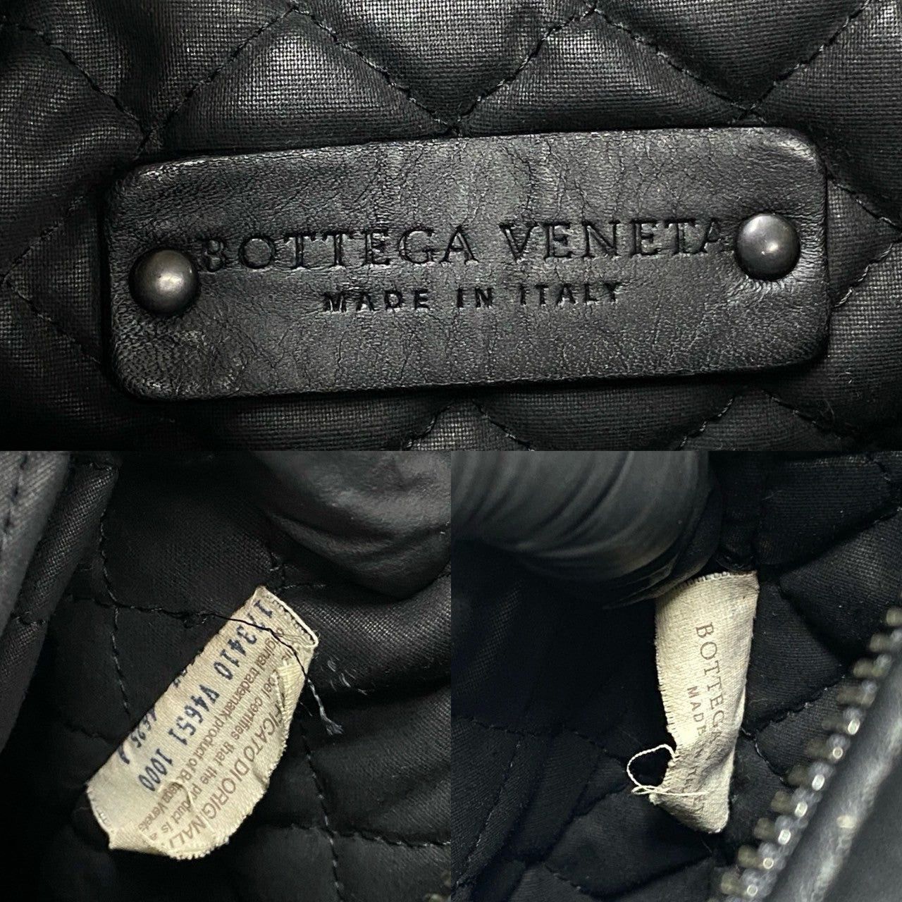 Bottega Veneta Bottega Veneta Handbag Black Leather Size ONE SIZE - 3 Thumbnail