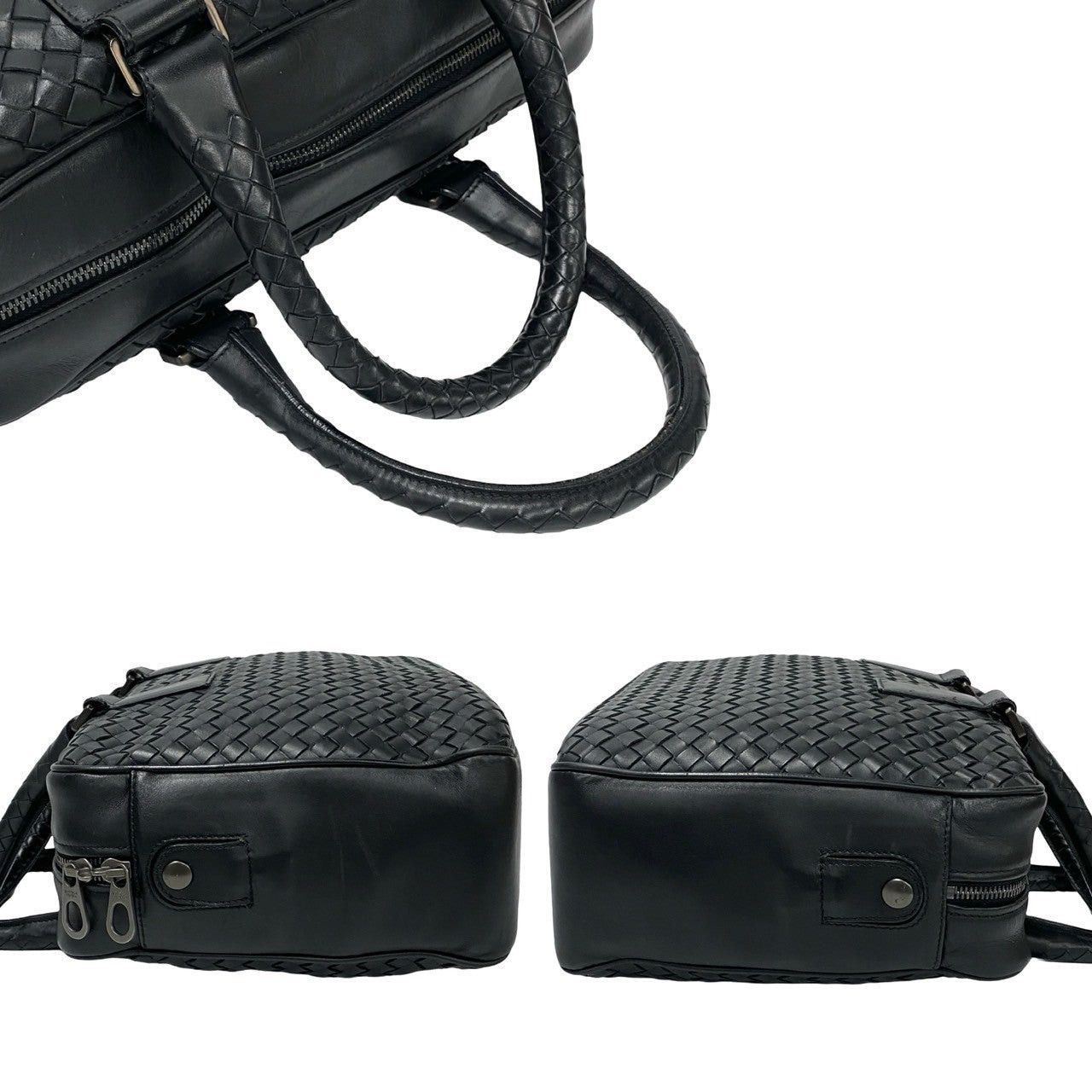 Bottega Veneta Bottega Veneta Handbag Black Leather Size ONE SIZE - 5 Thumbnail