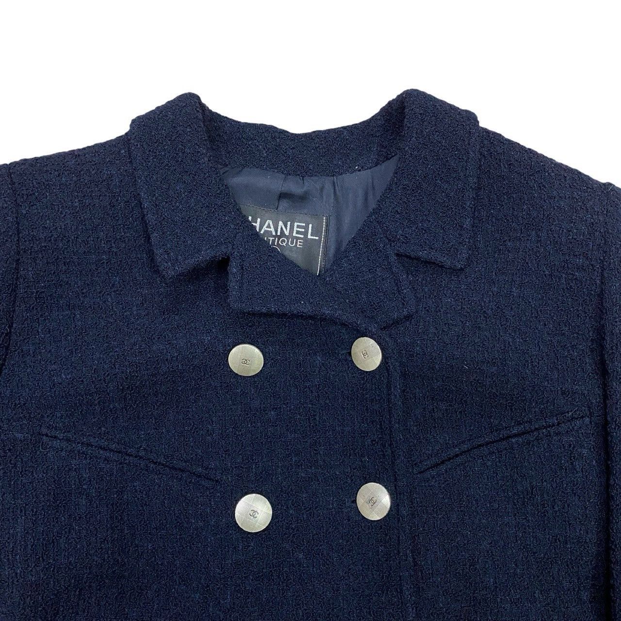 Chanel Chanel Blue Wool Size ONE SIZE - 6 Thumbnail