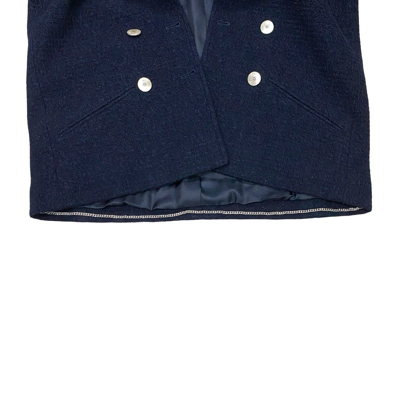 Chanel Chanel Blue Wool Size ONE SIZE - 7 Thumbnail