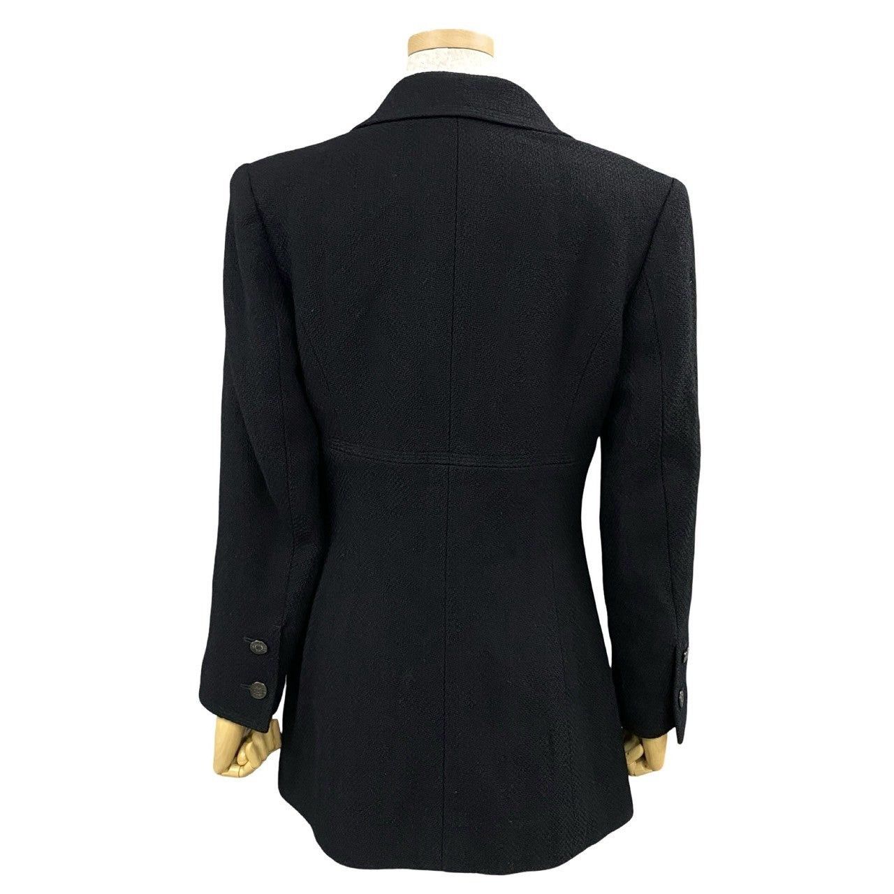 Chanel Chanel Black Wool Size ONE SIZE - 2 Thumbnail