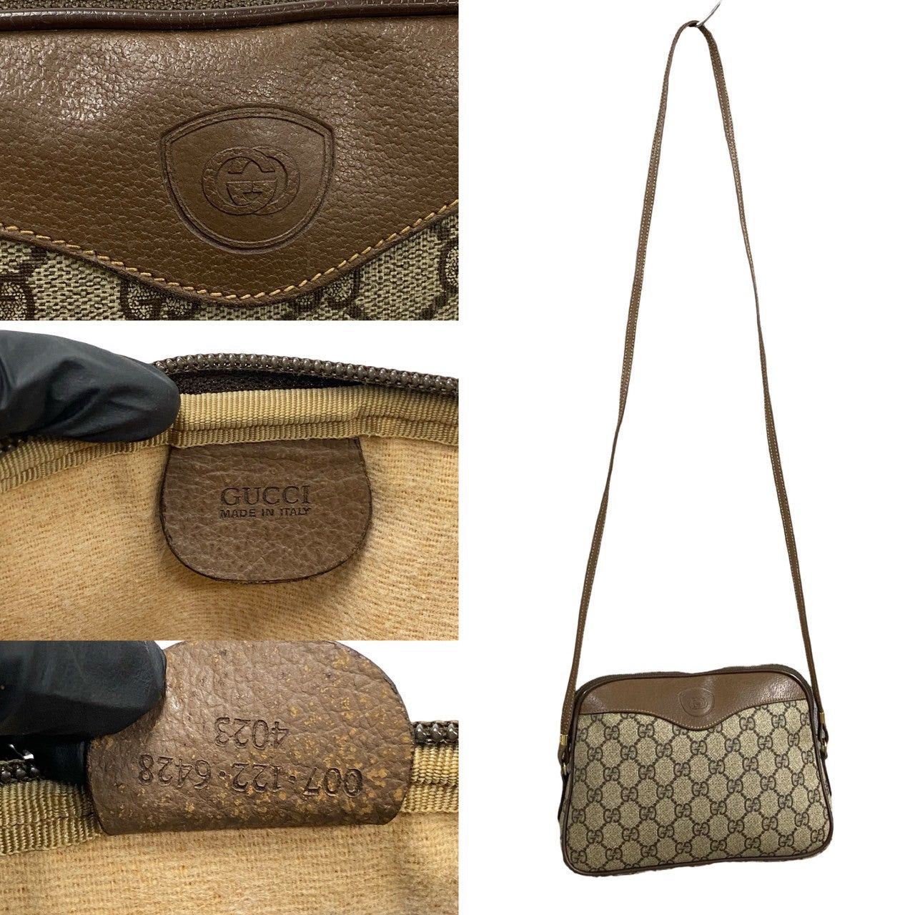 Gucci Gucci Shoulder Bag Brown Leather Size ONE SIZE - 3 Thumbnail