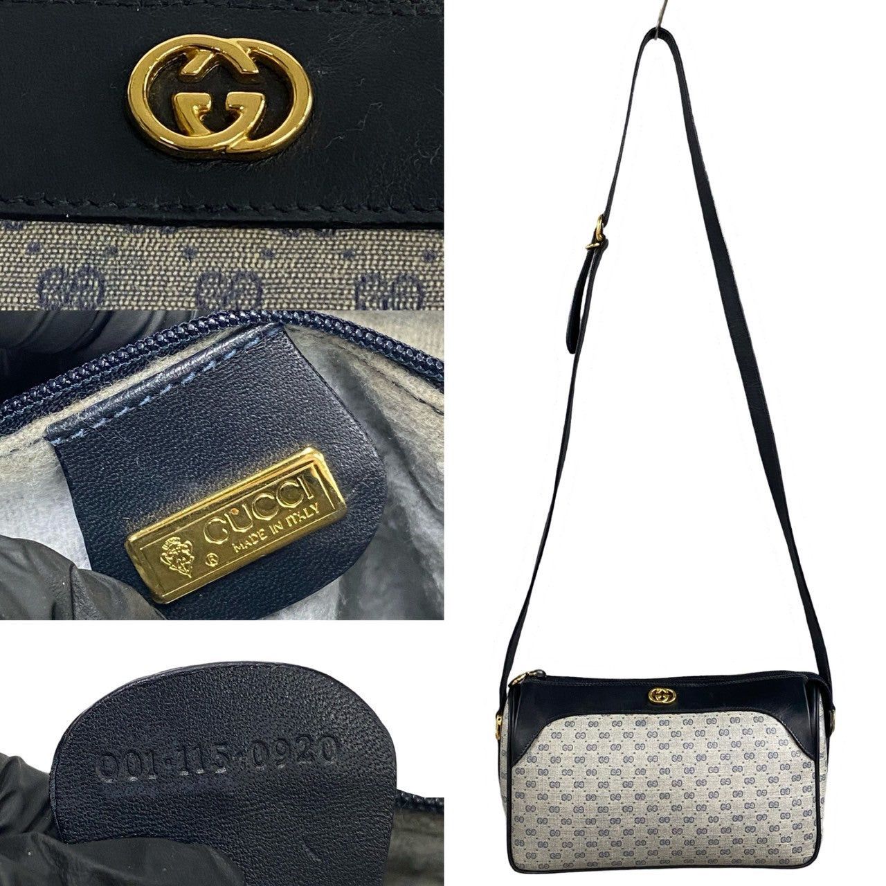 Gucci Gucci Shoulder Bag Blue Leather Size ONE SIZE - 3 Thumbnail