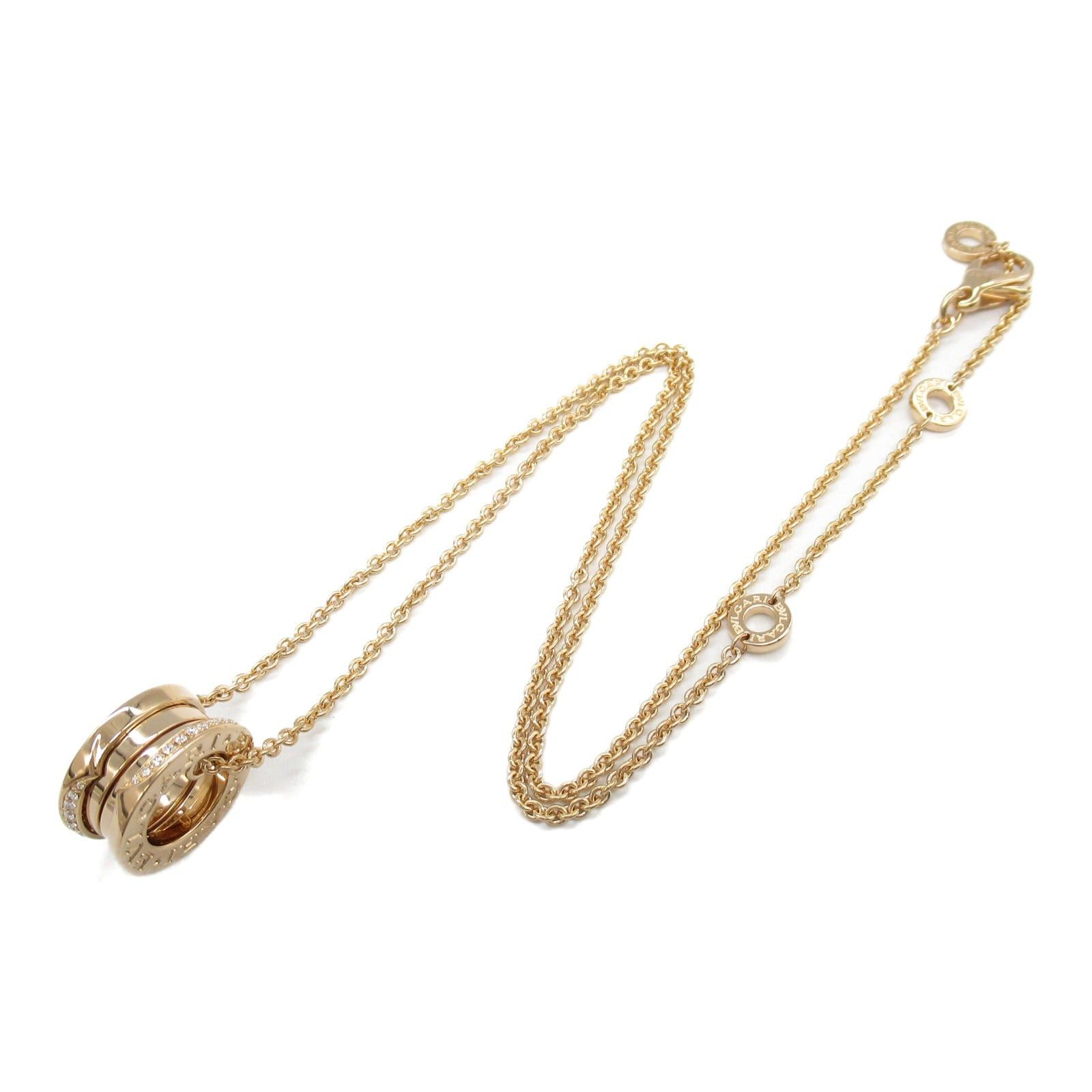 Bvlgari Bvlgari B Zero One Necklace Diamond K18Pg (Pink Gold) Clear Gold Size ONE SIZE - 3 Thumbnail