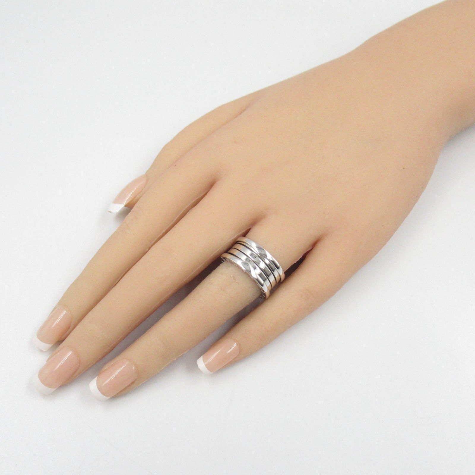 Bvlgari Bvlgari B Zero One Ring K18Wg (White Gold) Silver Size ONE SIZE - 7 Thumbnail
