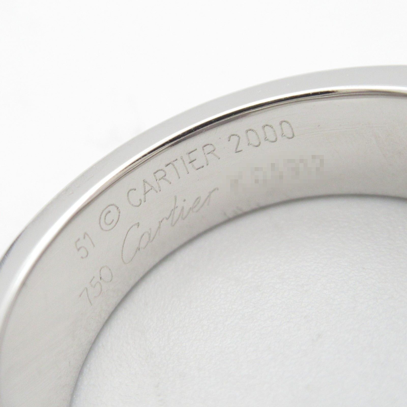 Cartier Cartier Tank Rose Quartz Ring K18Wg (White Gold) Pink Size ONE SIZE - 4 Thumbnail