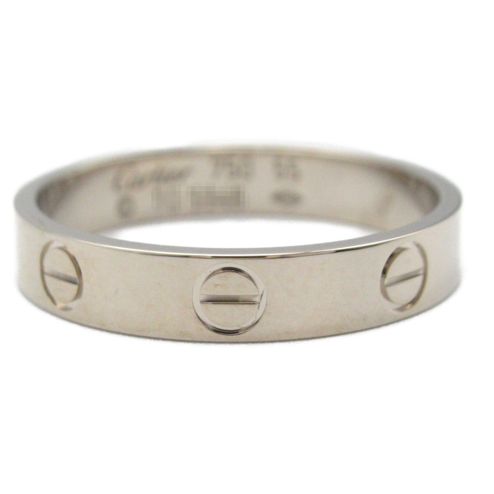 Cartier Cartier Mini Love Ring K18Wg (White Gold) Silver Size ONE SIZE - 2 Thumbnail