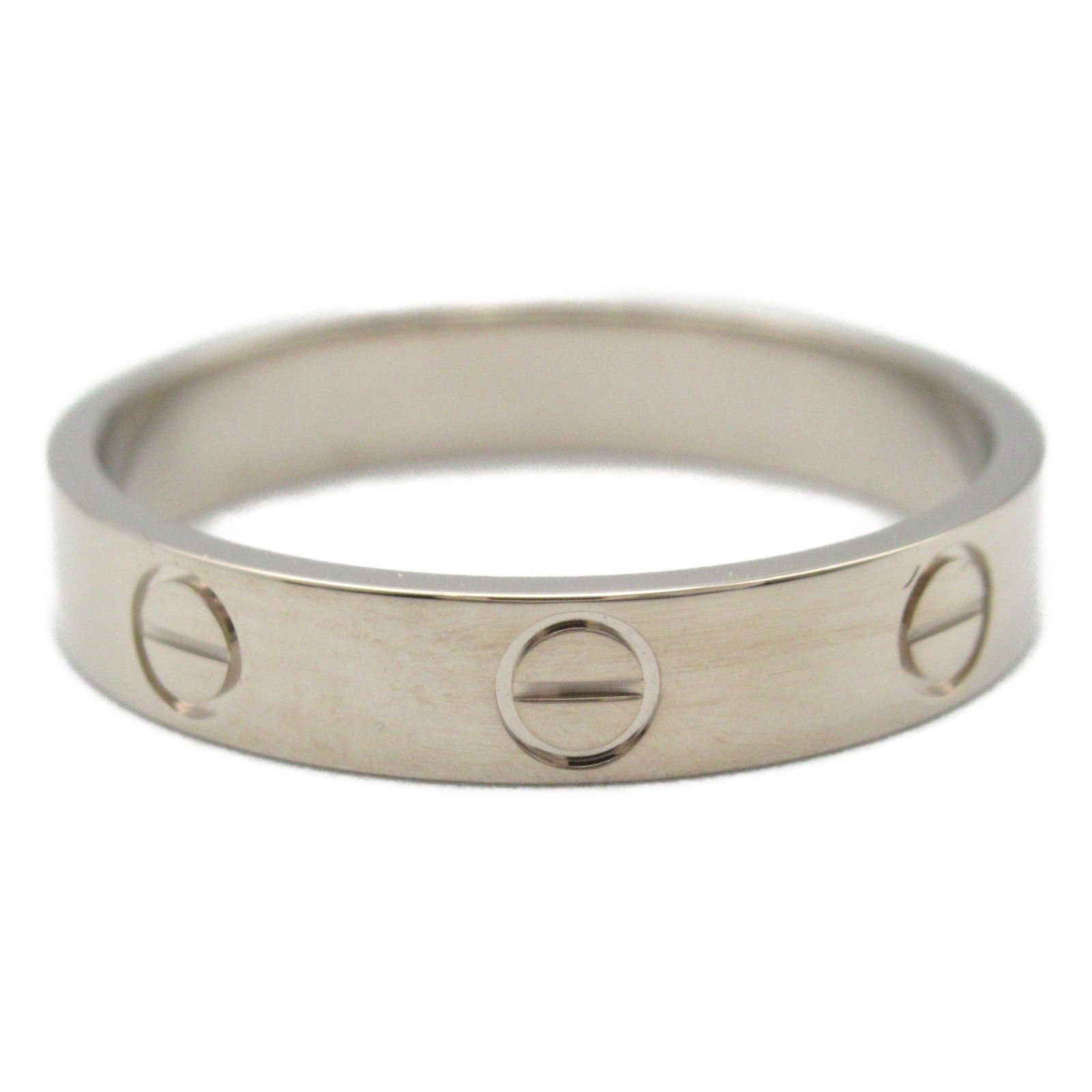 Cartier Cartier Mini Love Ring K18Wg (White Gold) Silver Size ONE SIZE - 3 Thumbnail