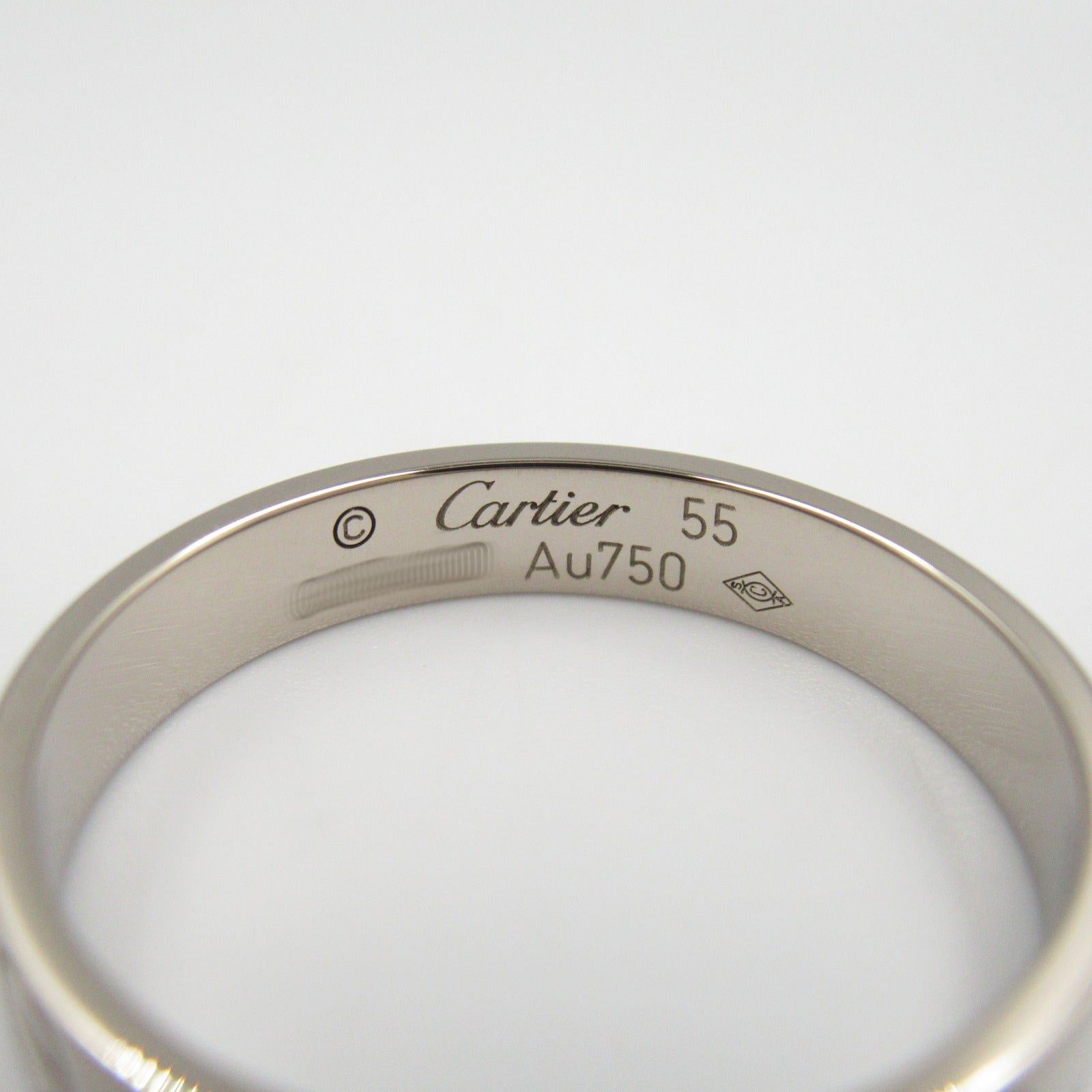 Cartier Cartier Mini Love Ring K18Wg (White Gold) Silver Size ONE SIZE - 4 Thumbnail