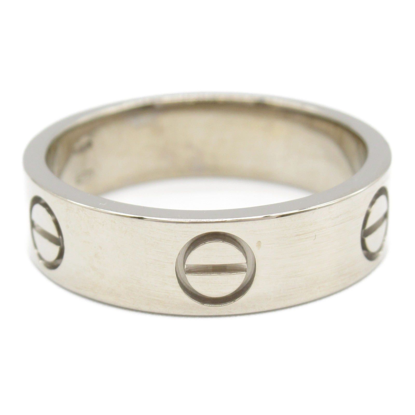 Cartier Cartier Love Ring K18Wg (White Gold) Silver Size ONE SIZE - 2 Thumbnail