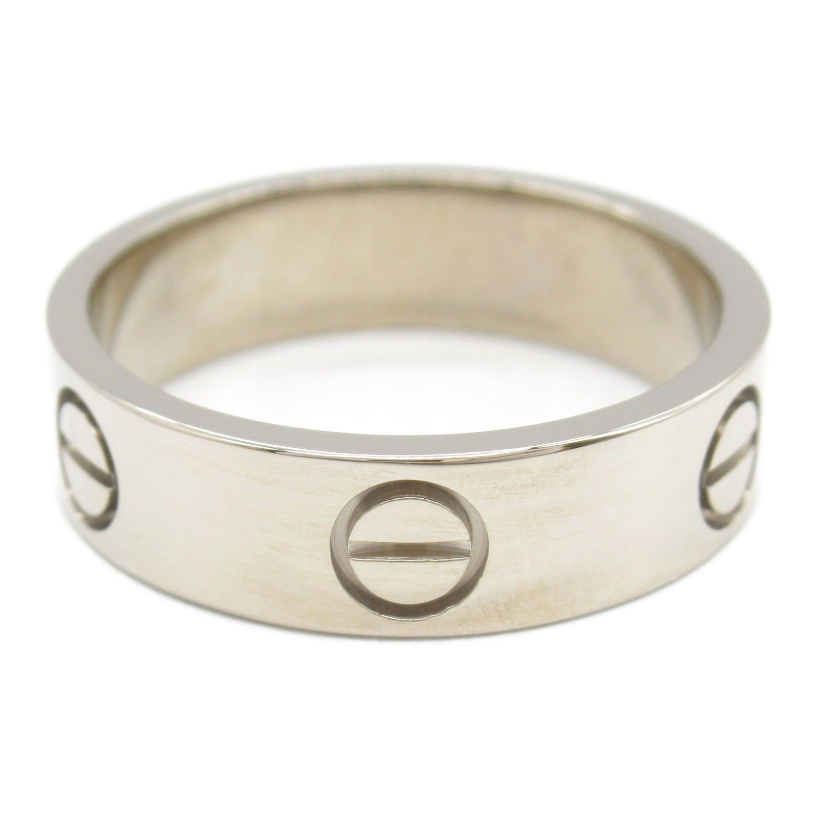 Cartier Cartier Love Ring K18Wg (White Gold) Silver Size ONE SIZE - 3 Thumbnail