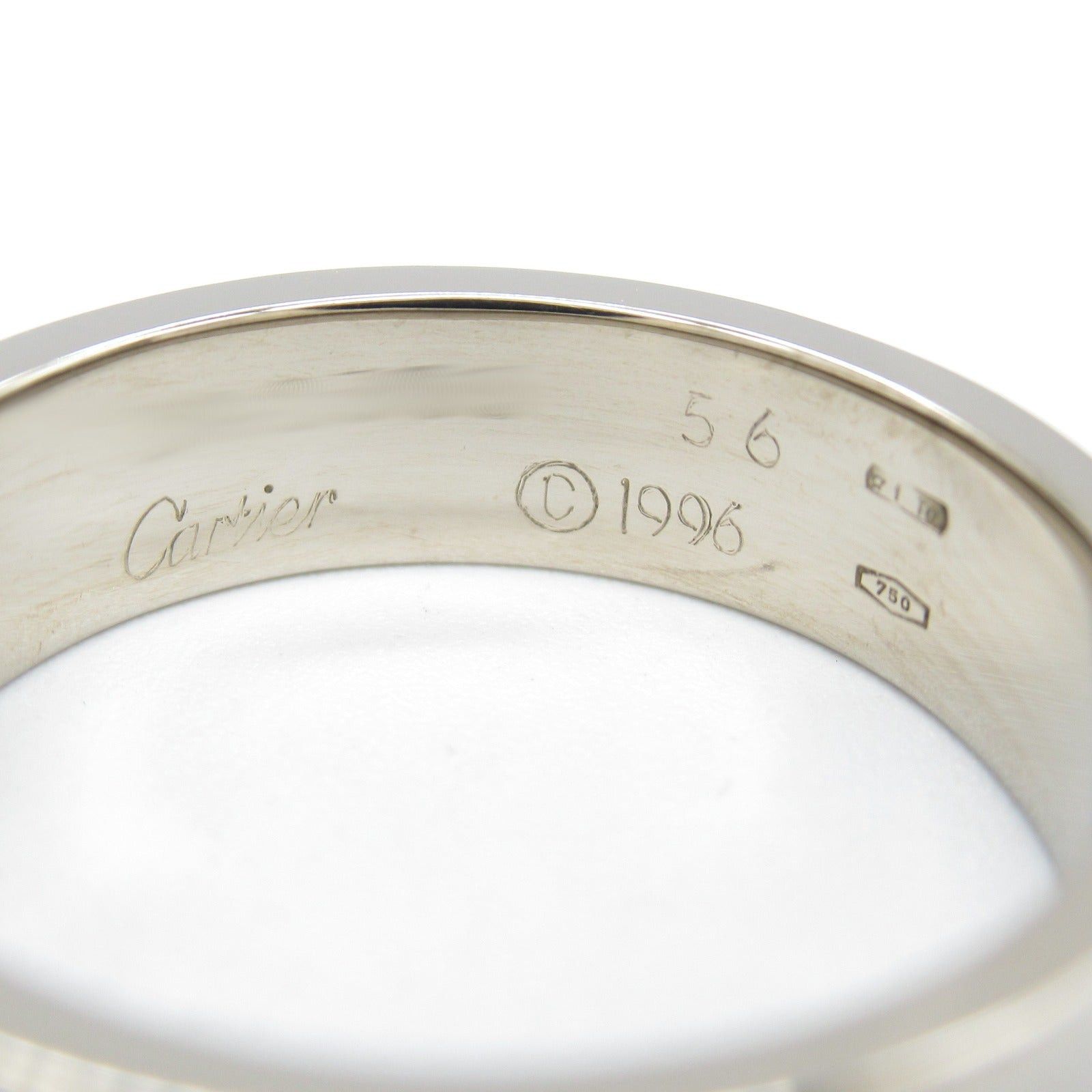 Cartier Cartier Love Ring K18Wg (White Gold) Silver Size ONE SIZE - 4 Thumbnail