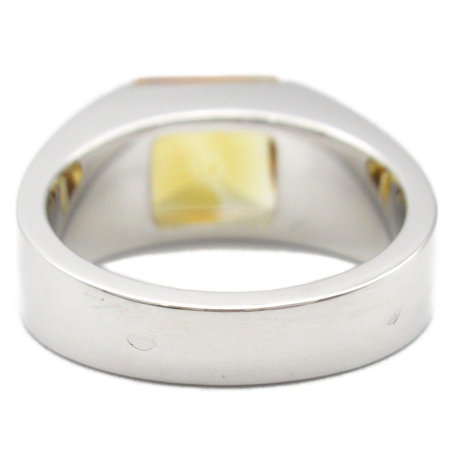 Cartier Cartier Tank Ring Citrine K18Wg (White Gold) Orange Size ONE SIZE - 3 Thumbnail