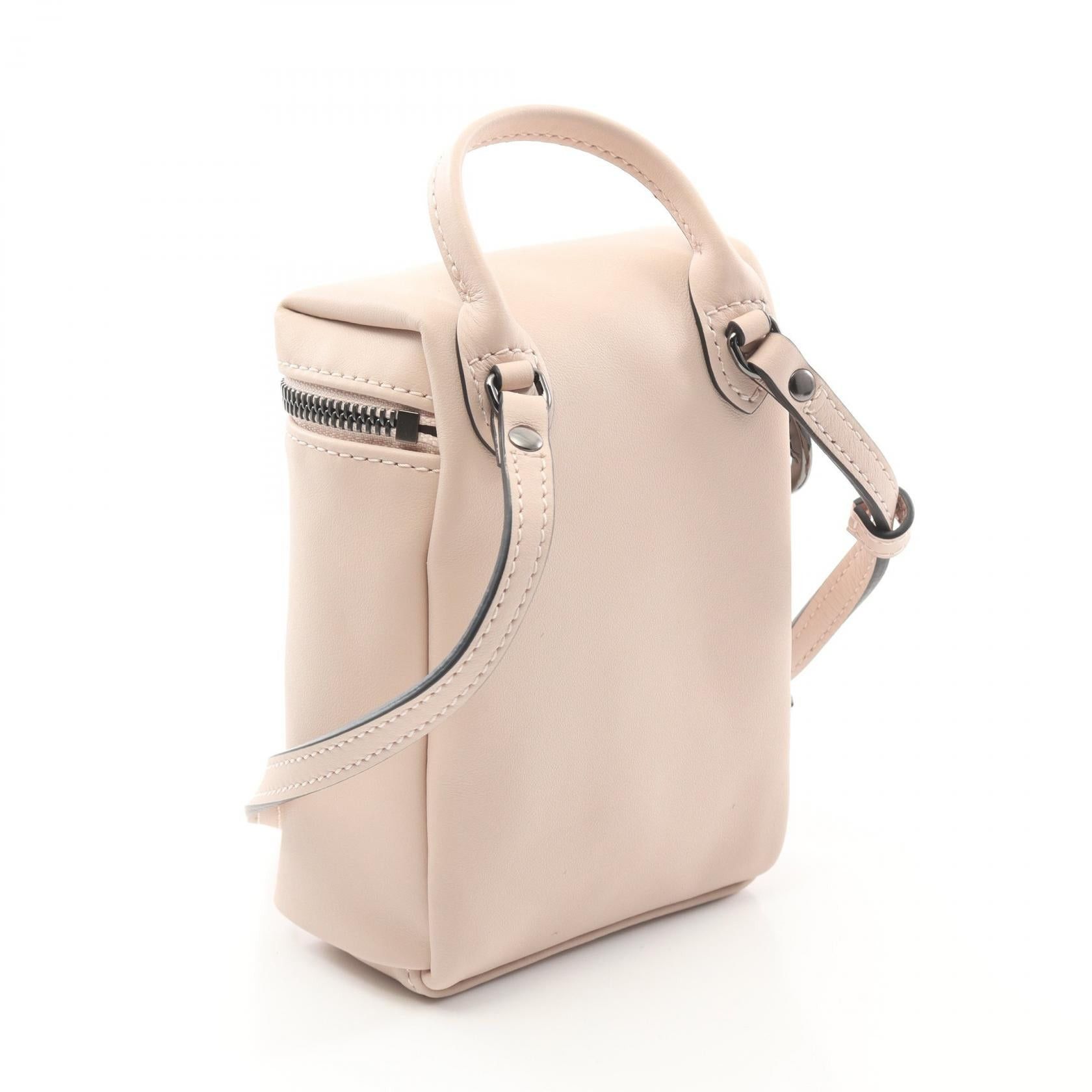 Longchamp Longchamp Le Preage Extra Xs Crossbody Bag Shoulder Leather Pink Nude Size ONE SIZE - 2 Thumbnail