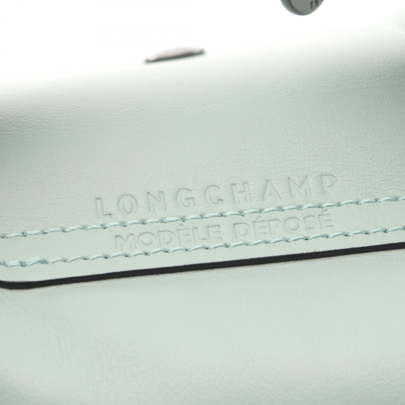 Longchamp Longchamp Le Preage Extra Xs Top Handle Bag Handbag Leather Green Size ONE SIZE - 4 Thumbnail