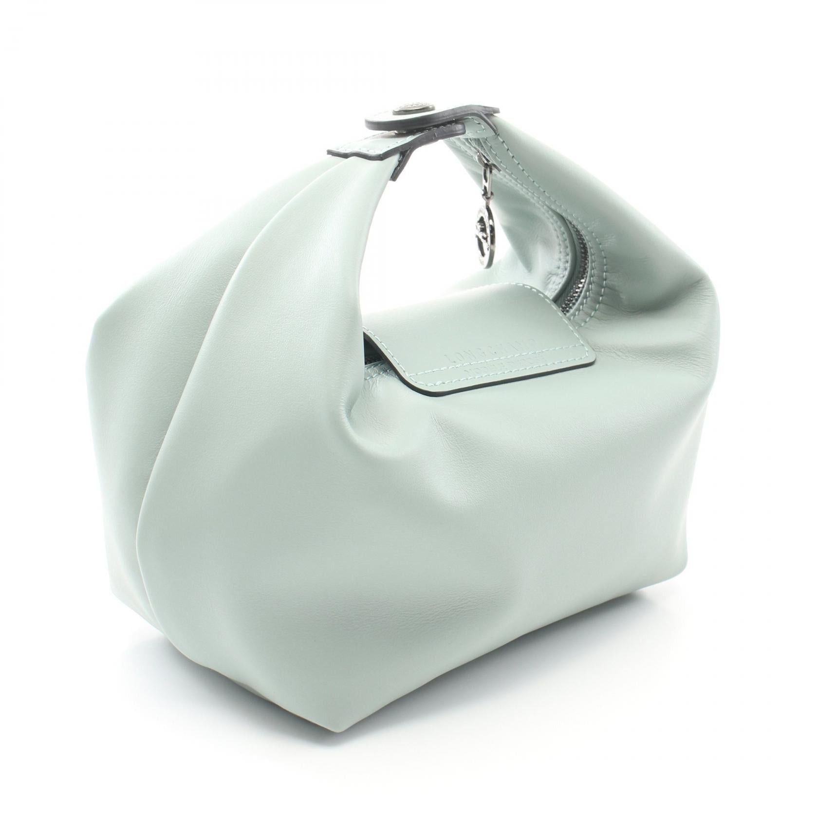 Longchamp Longchamp Le Preage Extra Xs Top Handle Bag Handbag Leather Green Size ONE SIZE - 2 Thumbnail
