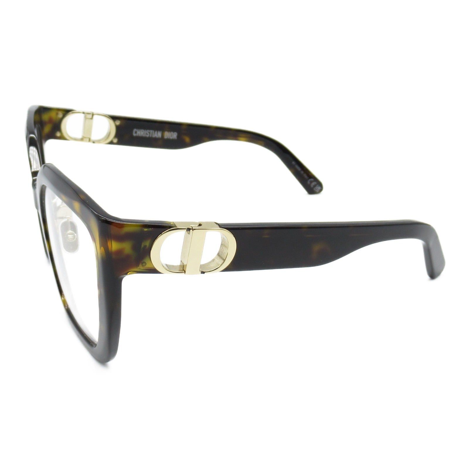 Dior Dior Fake Glasses Others Brown Tortoiseshell Pattern Size ONE SIZE - 2 Thumbnail