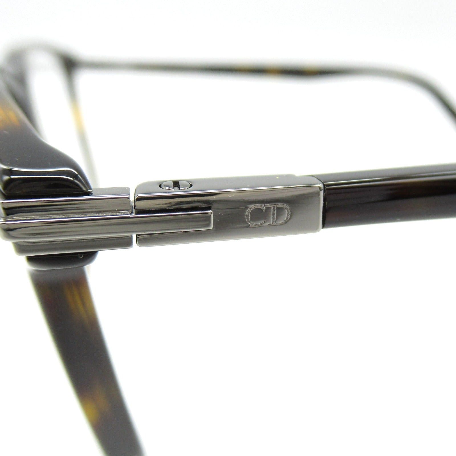Dior Dior Fake Glasses Others Brown Tortoiseshell Pattern Size ONE SIZE - 4 Thumbnail