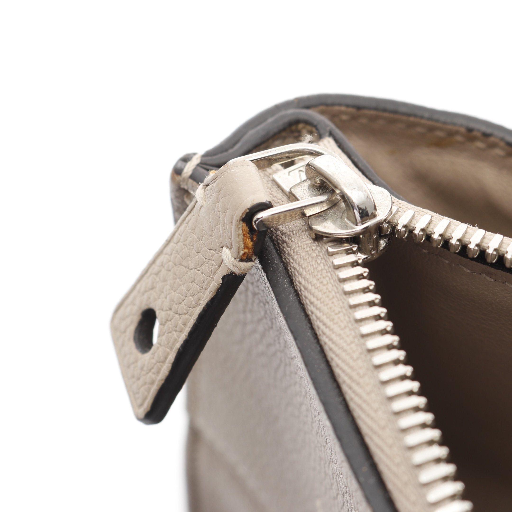 Louis Vuitton Louis Vuitton City Steamer Mm Carré Handbag Taurillon Leather Gray Beige Size ONE SIZE - 8 Thumbnail