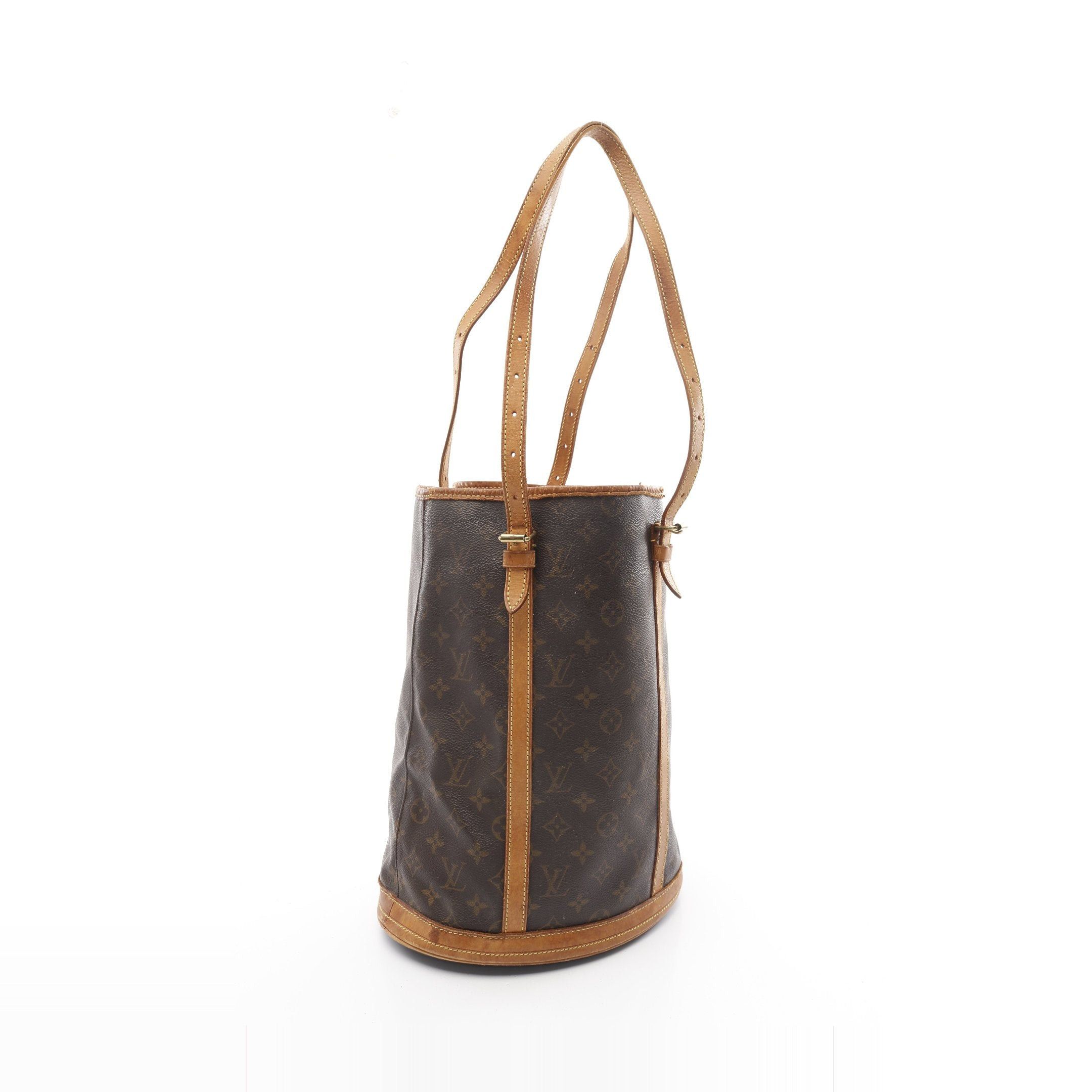 Louis Vuitton Louis Vuitton Bucket Gm Monogram Shoulder Bag Leather Brown Size ONE SIZE - 2 Thumbnail