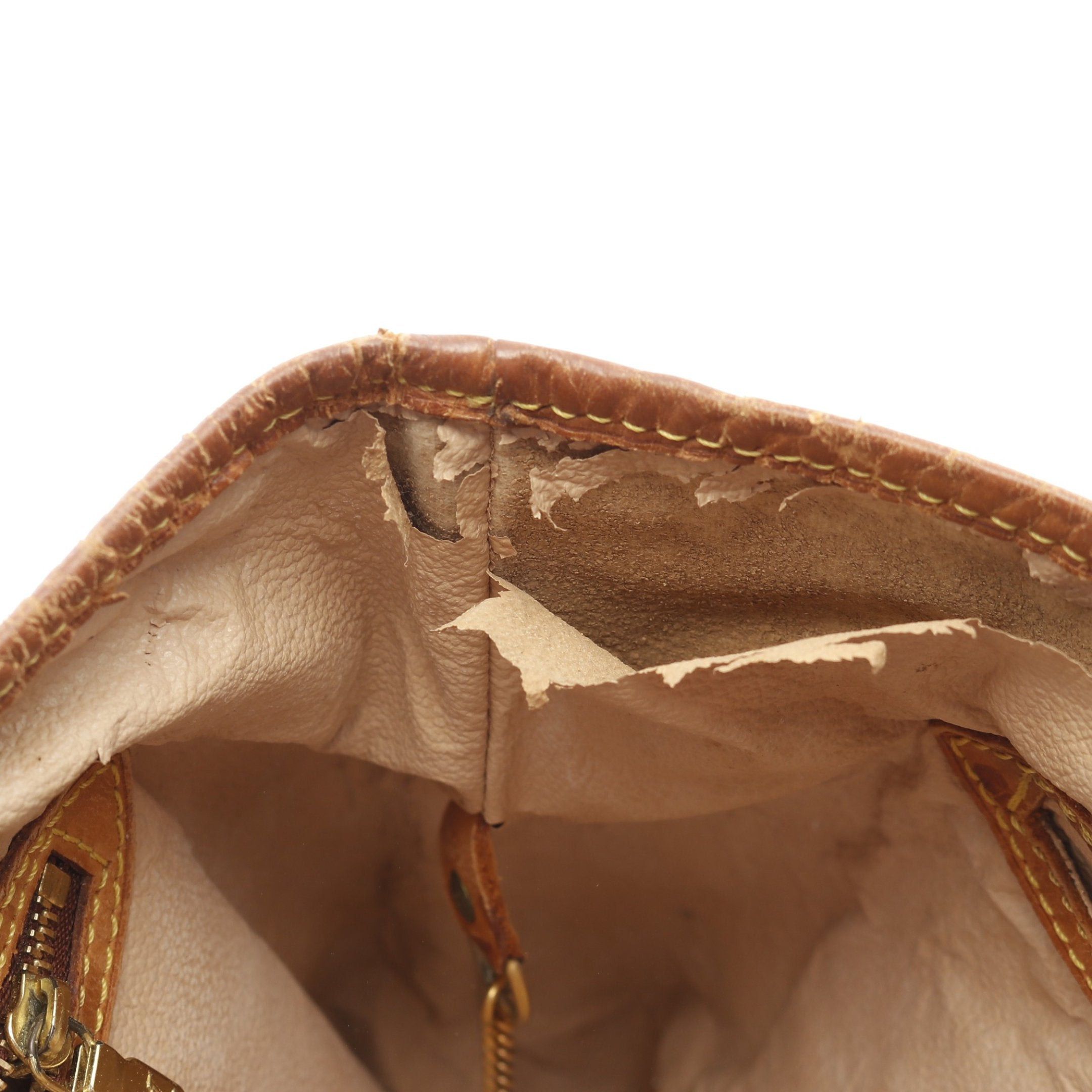 Louis Vuitton Louis Vuitton Bucket Gm Monogram Shoulder Bag Leather Brown Size ONE SIZE - 9 Thumbnail