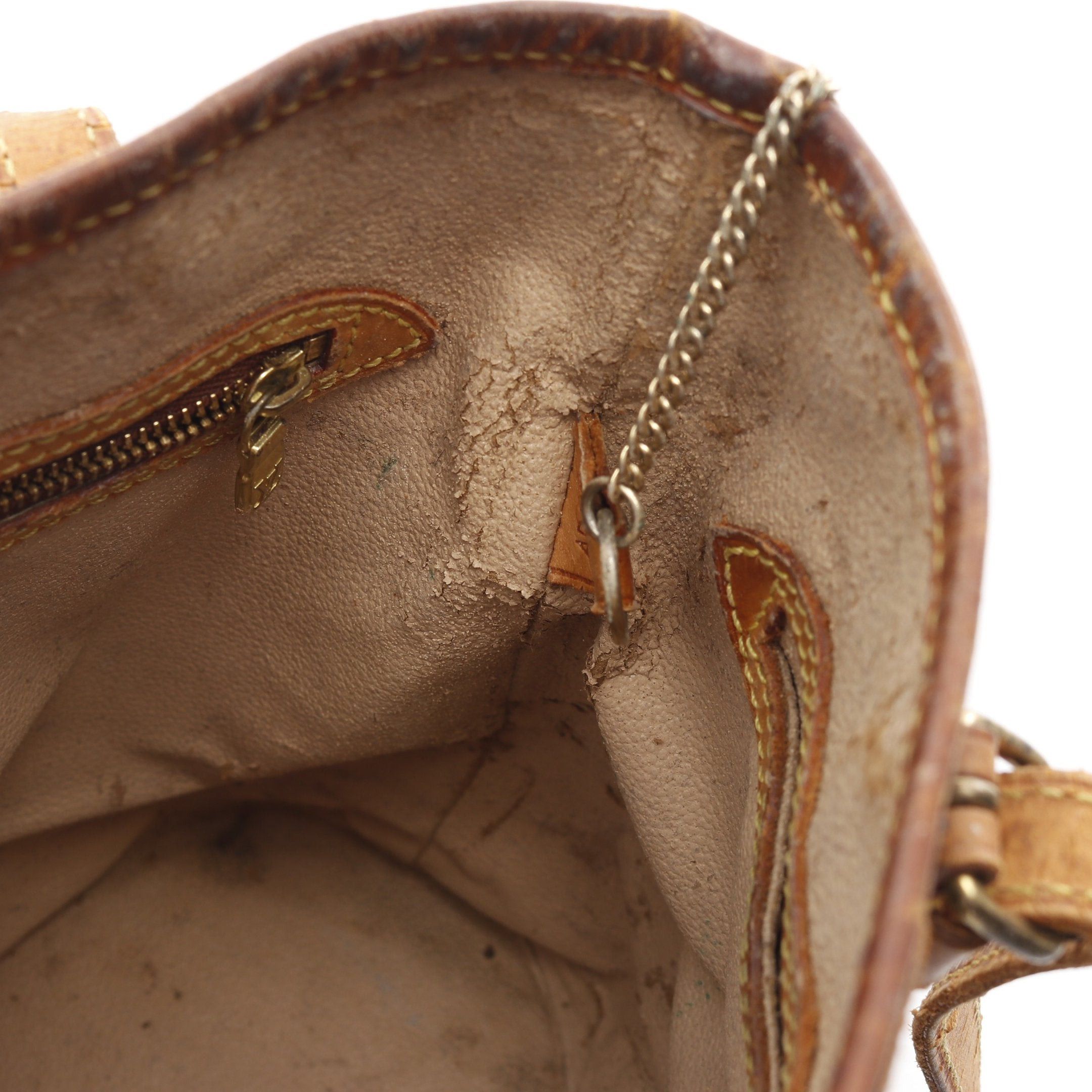 Louis Vuitton Louis Vuitton Bucket Pm Monogram Handbag Leather Brown Size ONE SIZE - 13 Thumbnail
