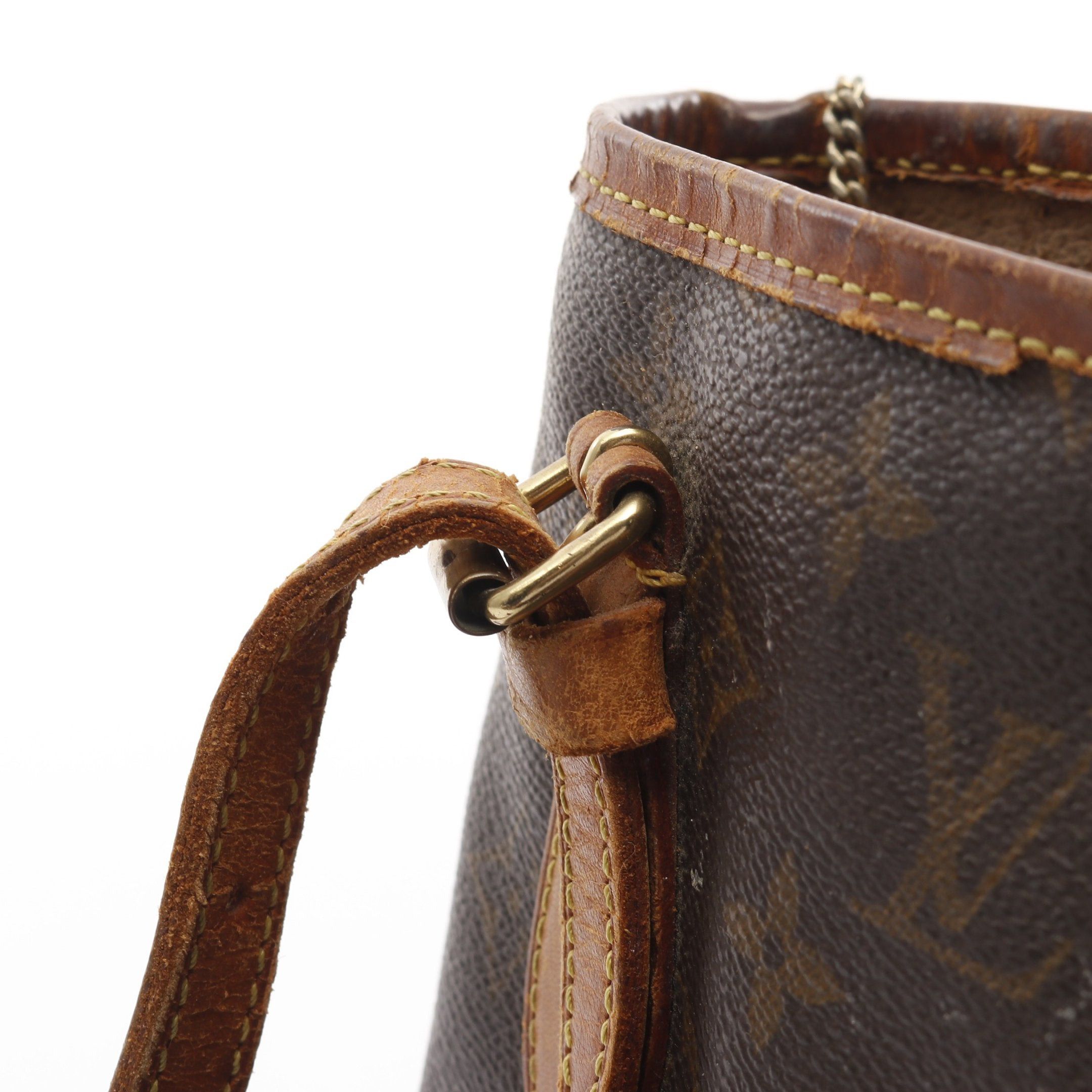 Louis Vuitton Louis Vuitton Bucket Pm Monogram Handbag Leather Brown Size ONE SIZE - 9 Thumbnail