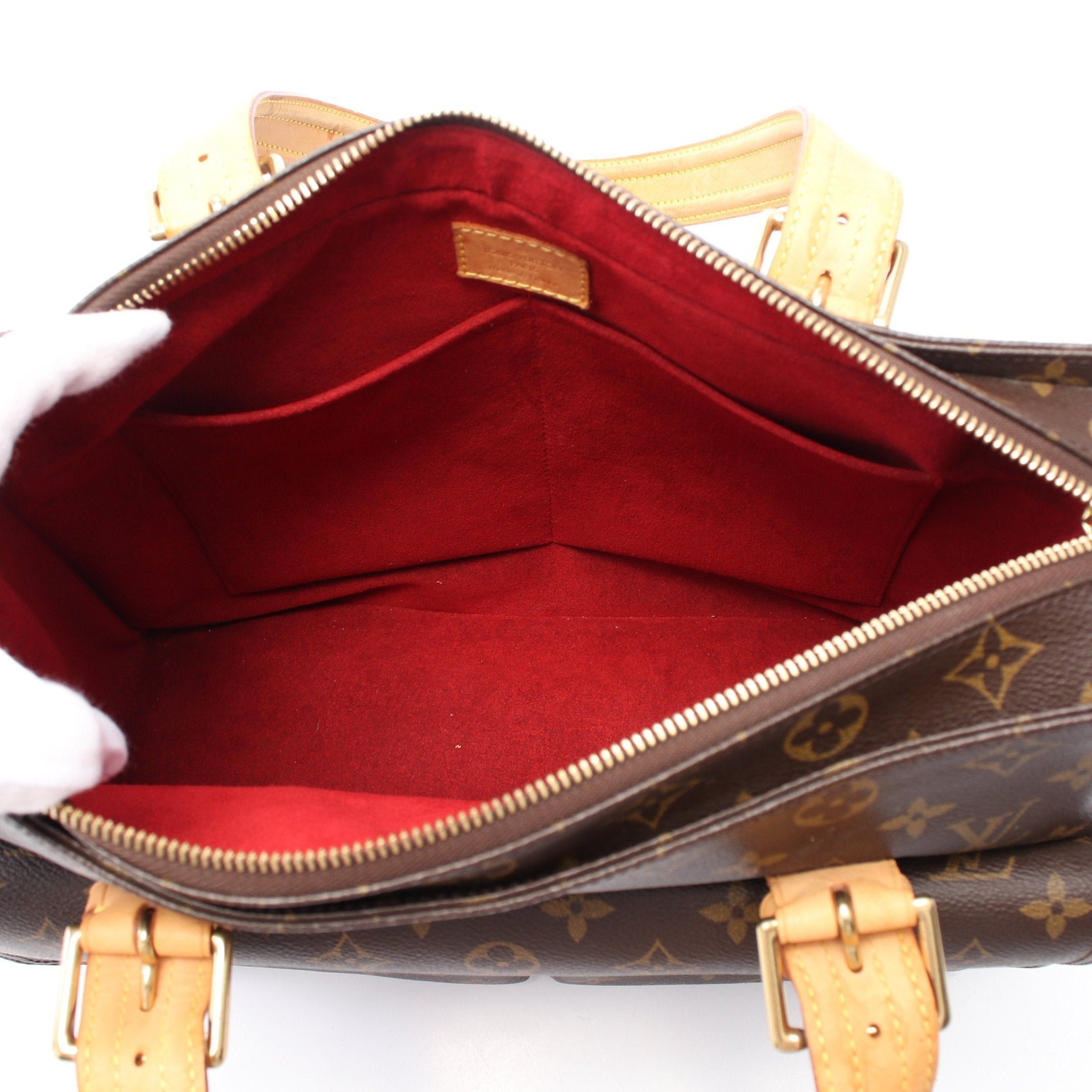 Louis Vuitton Louis Vuitton Multi-Priest Monogram Handbag Leather Brown Size ONE SIZE - 3 Thumbnail