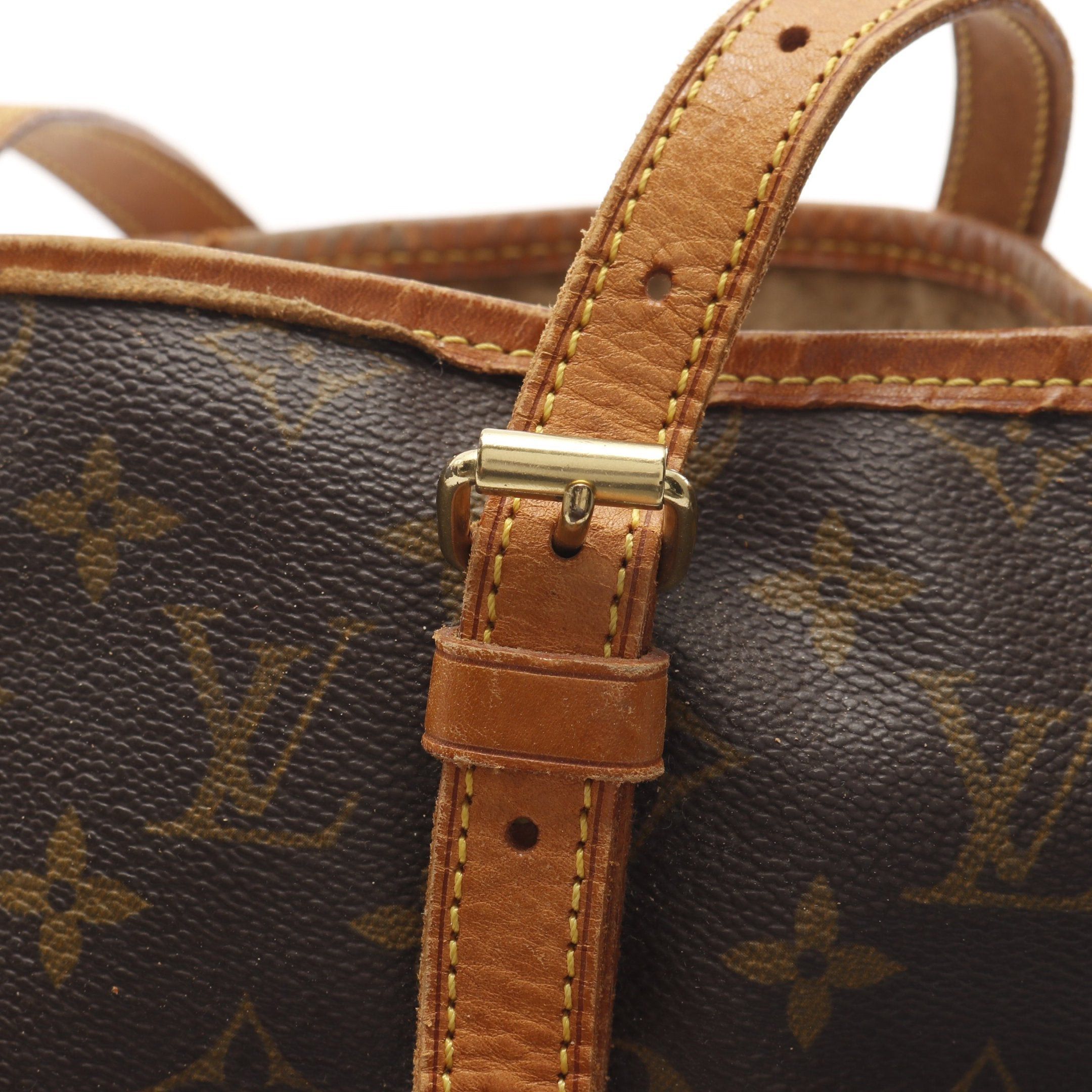 Louis Vuitton Louis Vuitton Bucket Gm Monogram Shoulder Bag Leather Brown Size ONE SIZE - 11 Thumbnail