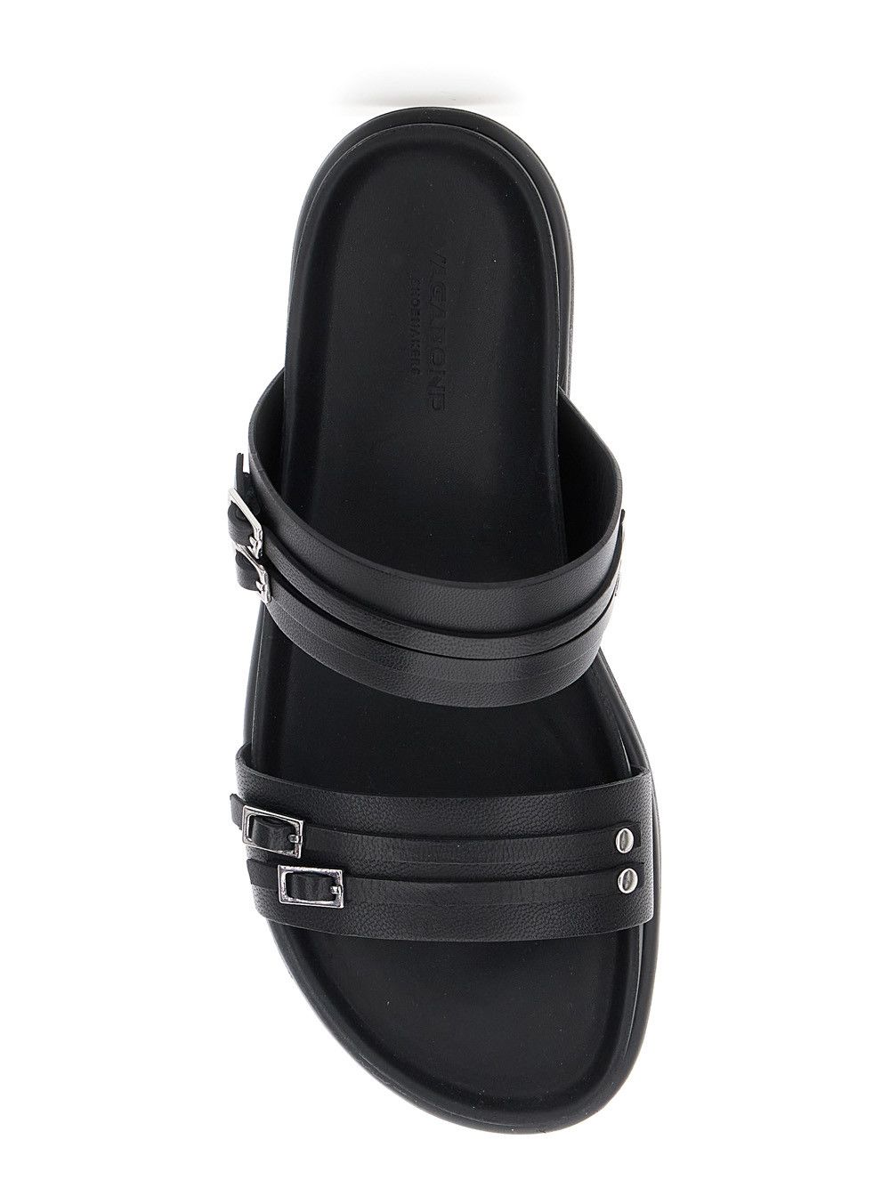 Vagabond 'Effie' Black Sandals with Two Buckle Closure in Leather Woman Size US 10 / IT 40 - 4 Thumbnail