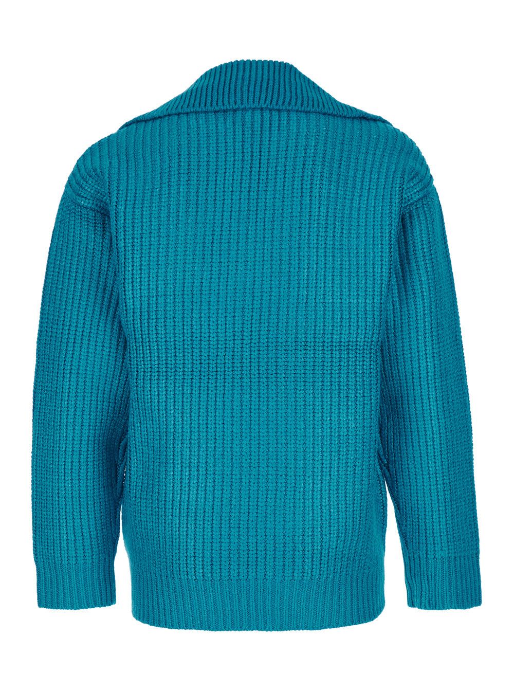 Valentino Light Blue Pullover with V Neck in Silk Blend Knit Man Size US M / EU 48-50 / 2 - 2 Thumbnail